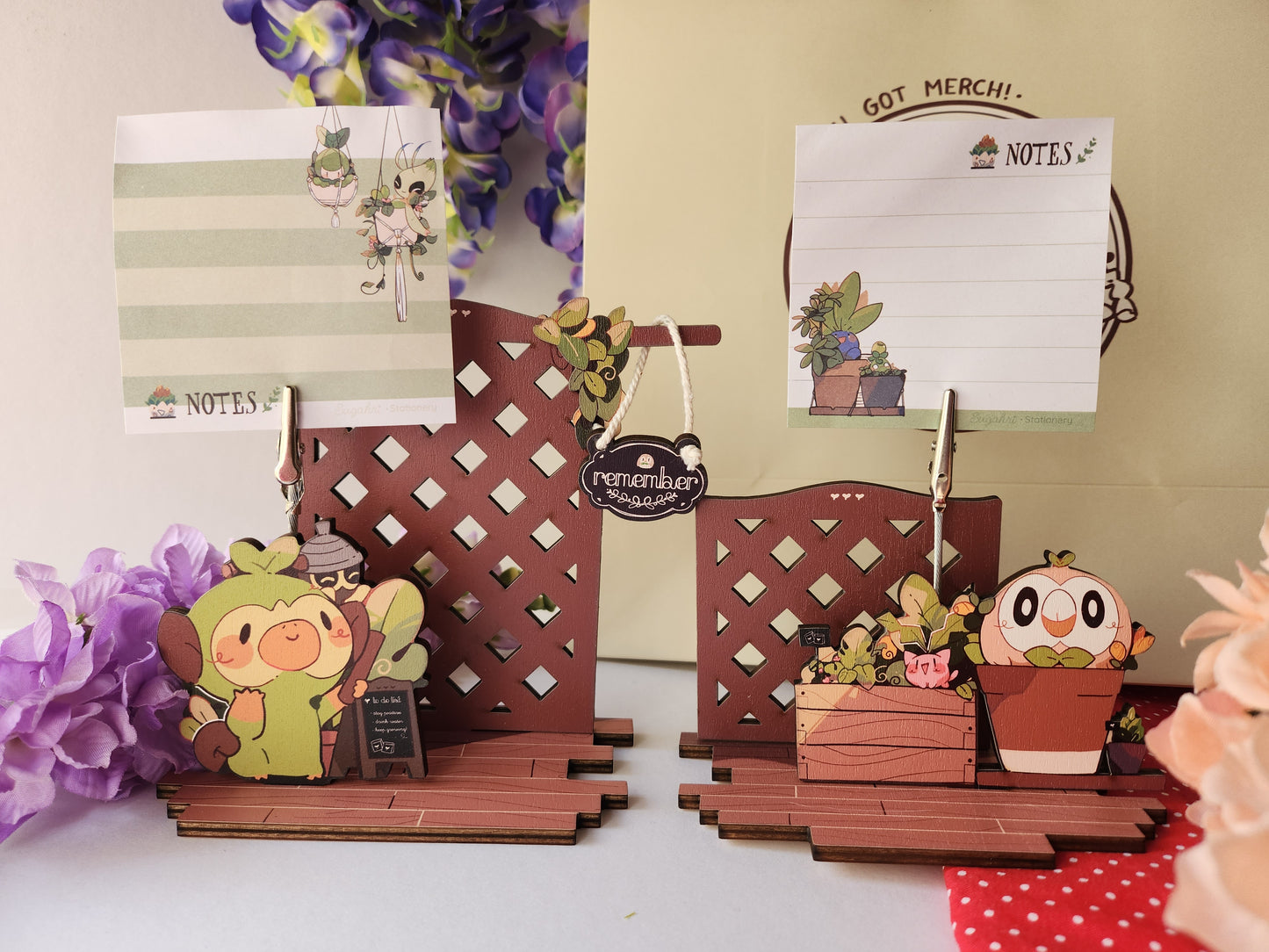 Poke Planter Standees | Note hanger