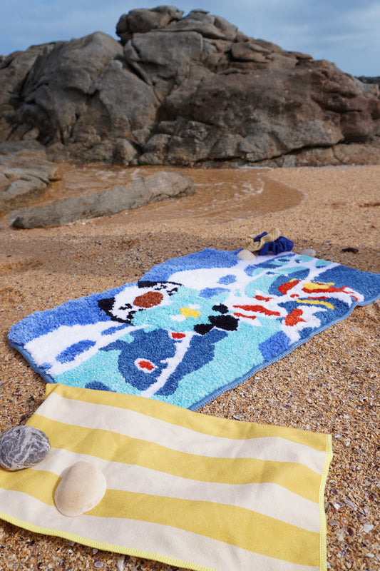 Ocean rug Bath Mat | Bathroom collection