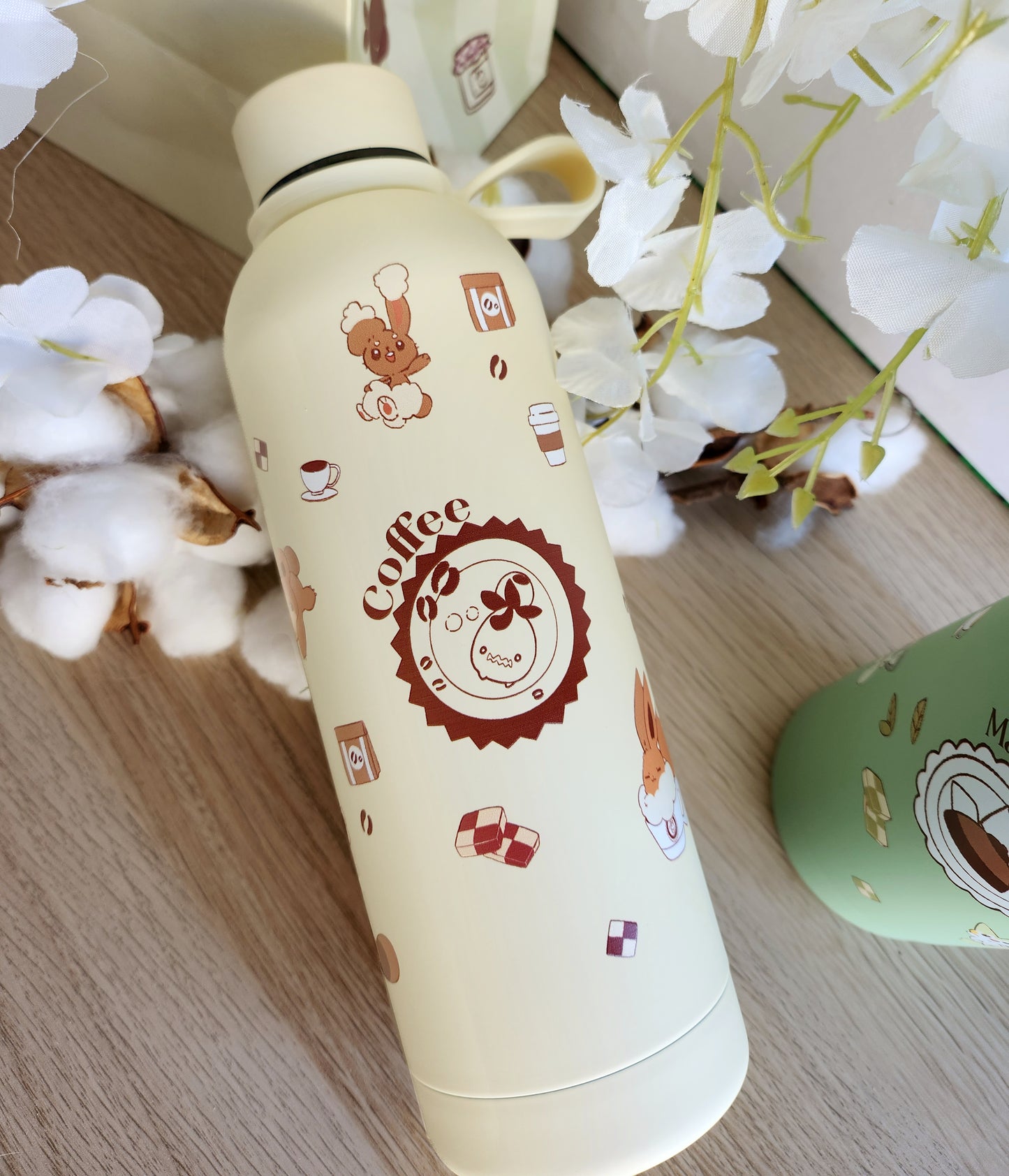 Thermal Water Bottle | Coffee & Matcha Tea