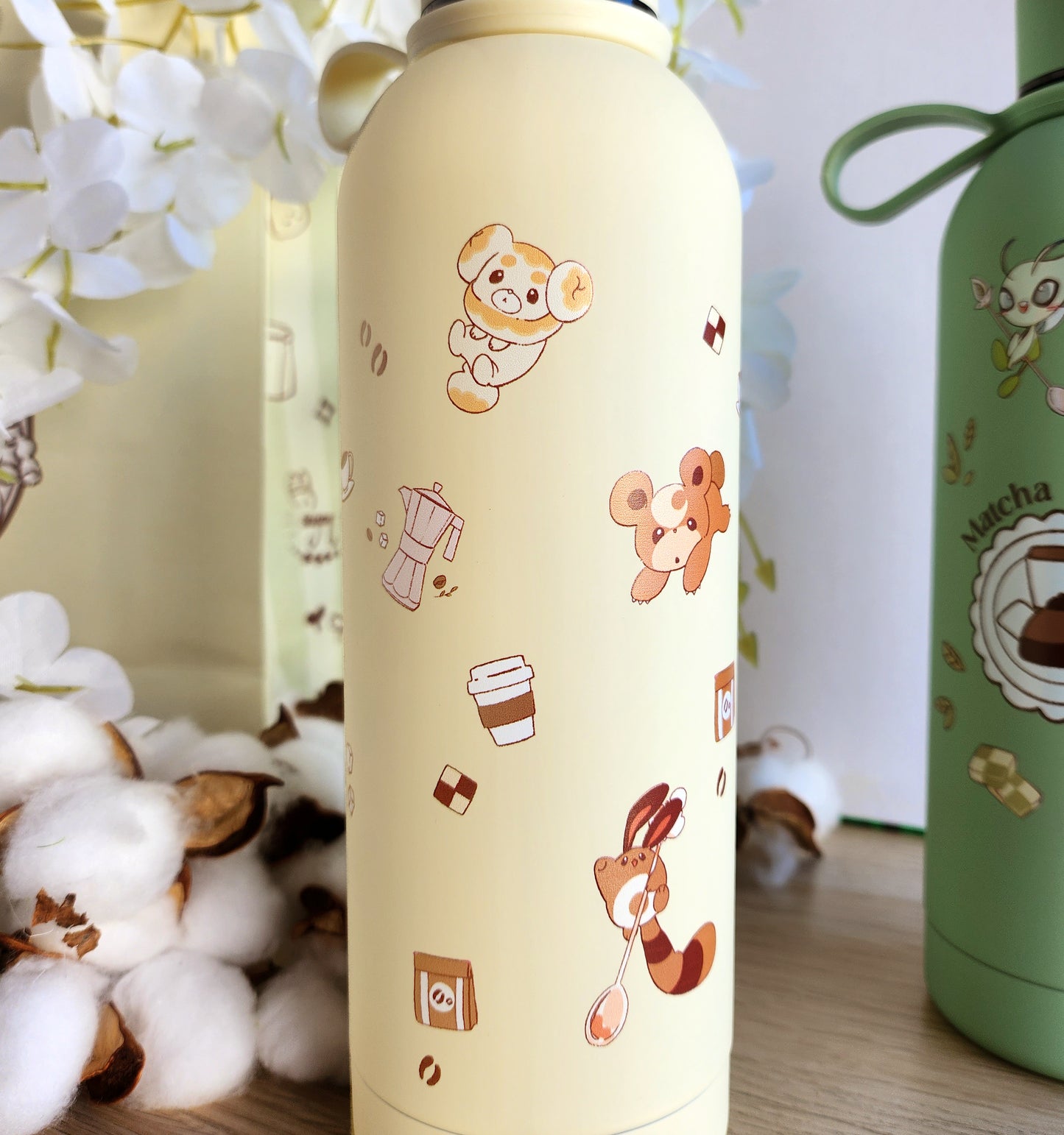 Thermal Water Bottle | Coffee & Matcha Tea