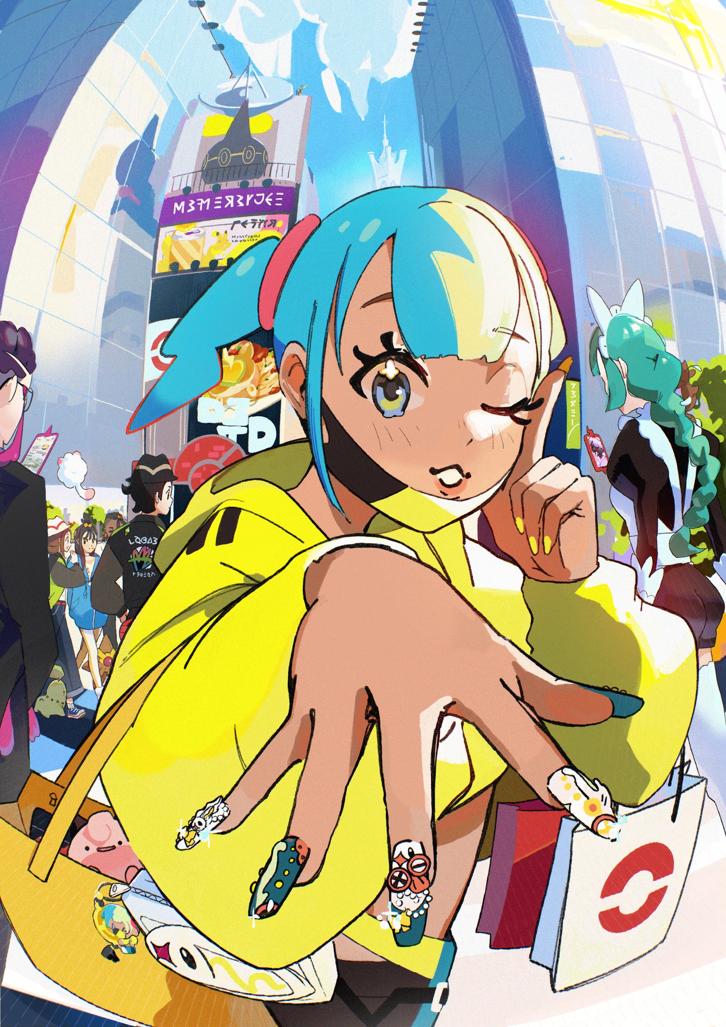 Eelektross nails for Canari | Print