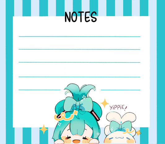 Cinnamonroll Miku | Sticky Memopad