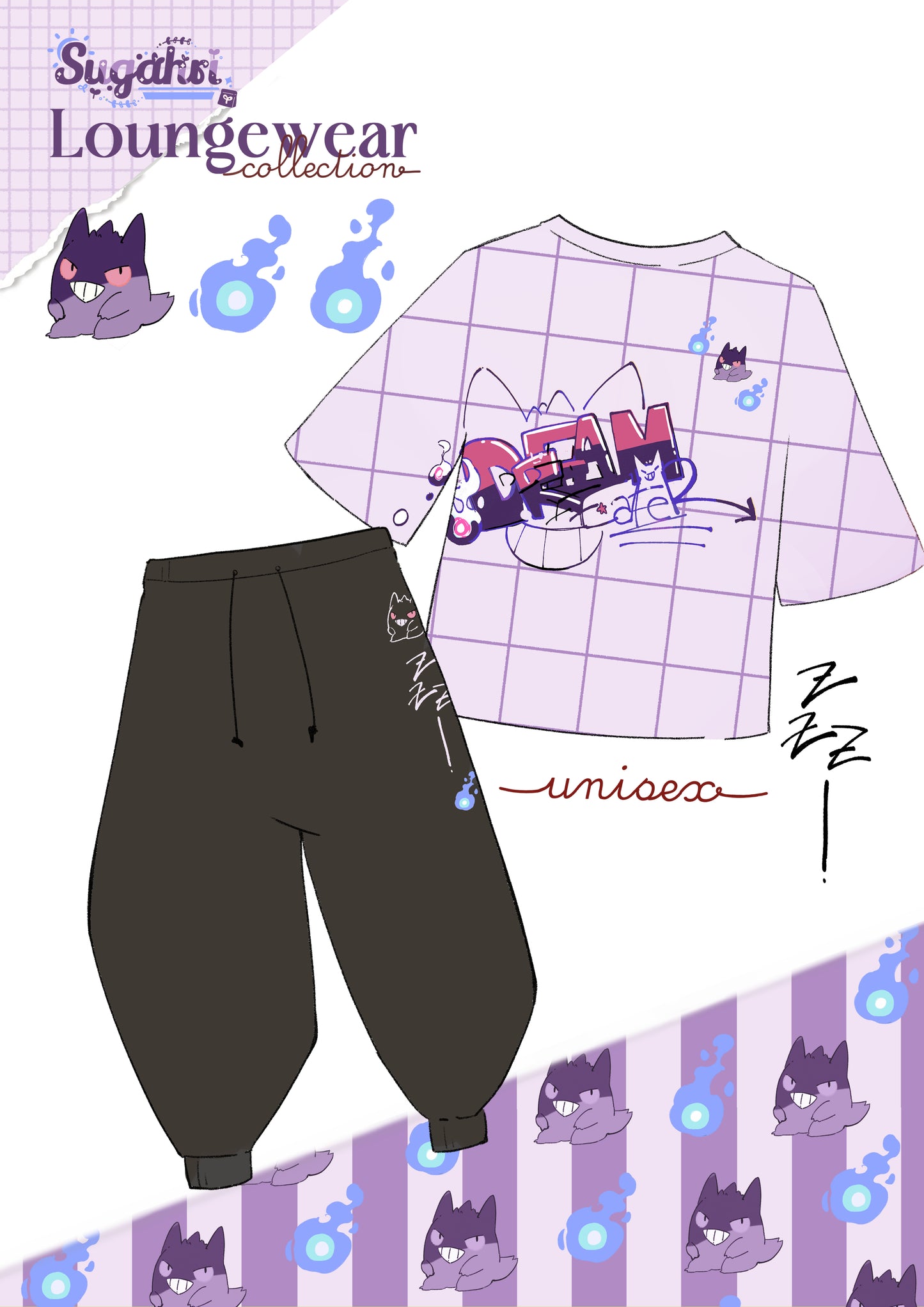 Poke loungewear | Dream Eater Full Set