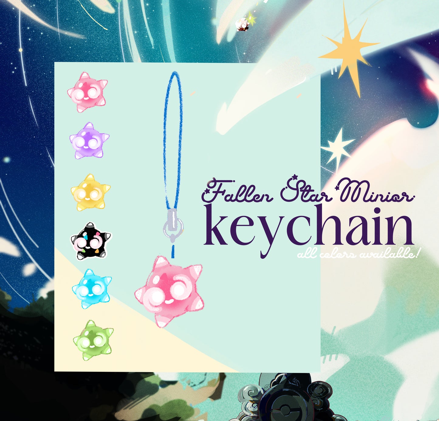 Fallen Star Minior | Keychain