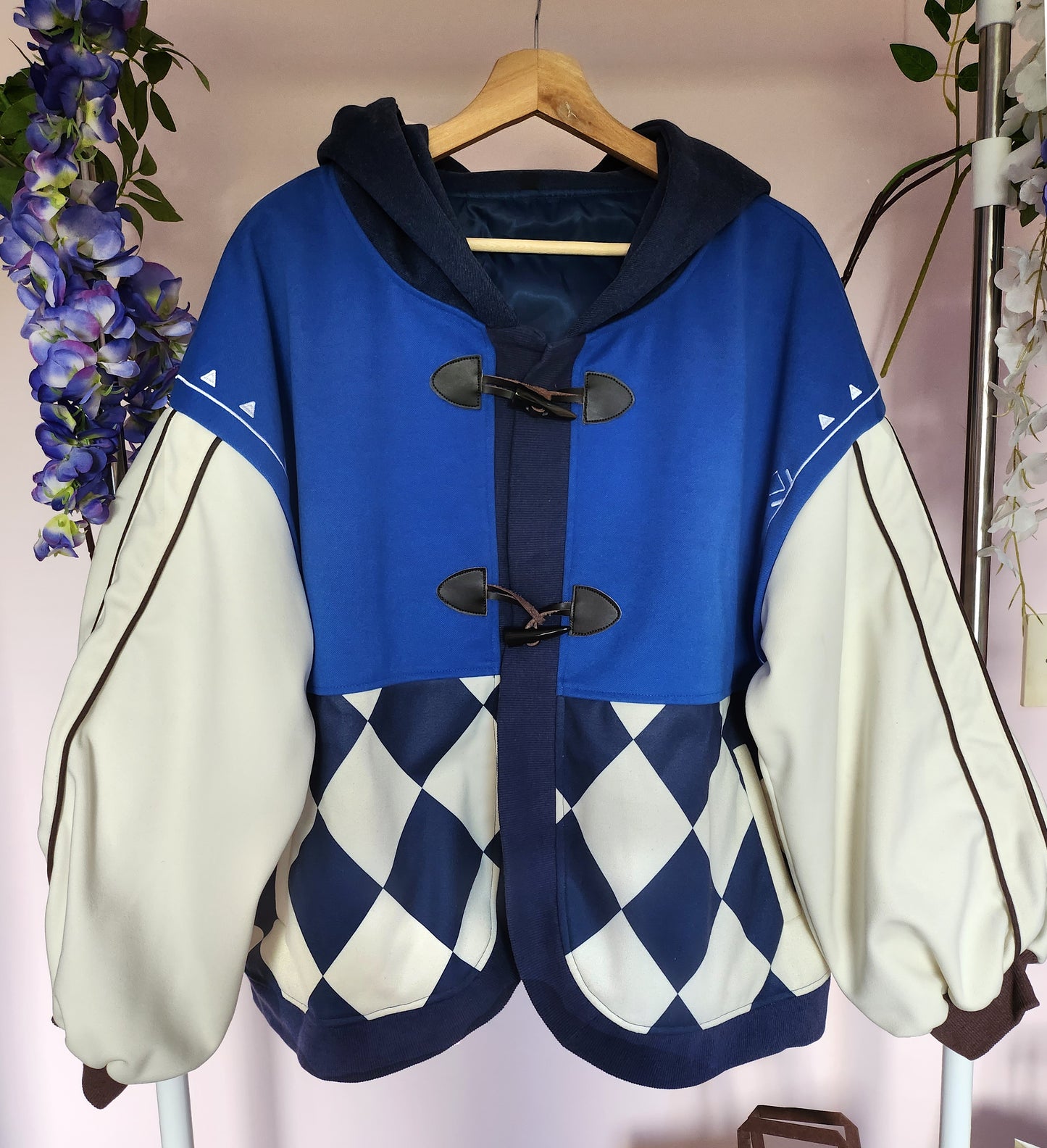 Link long puffy sleeve street jacket