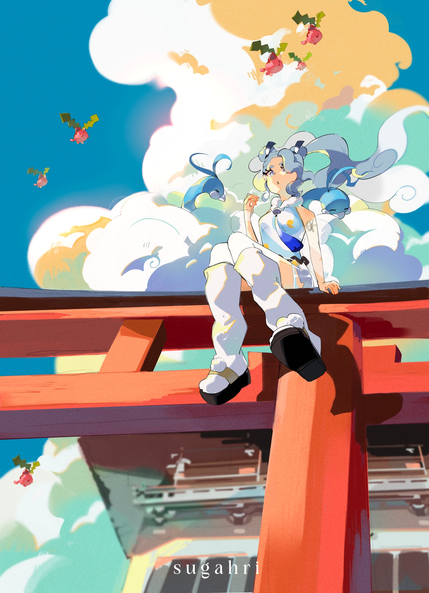 Flying type Miku | Print