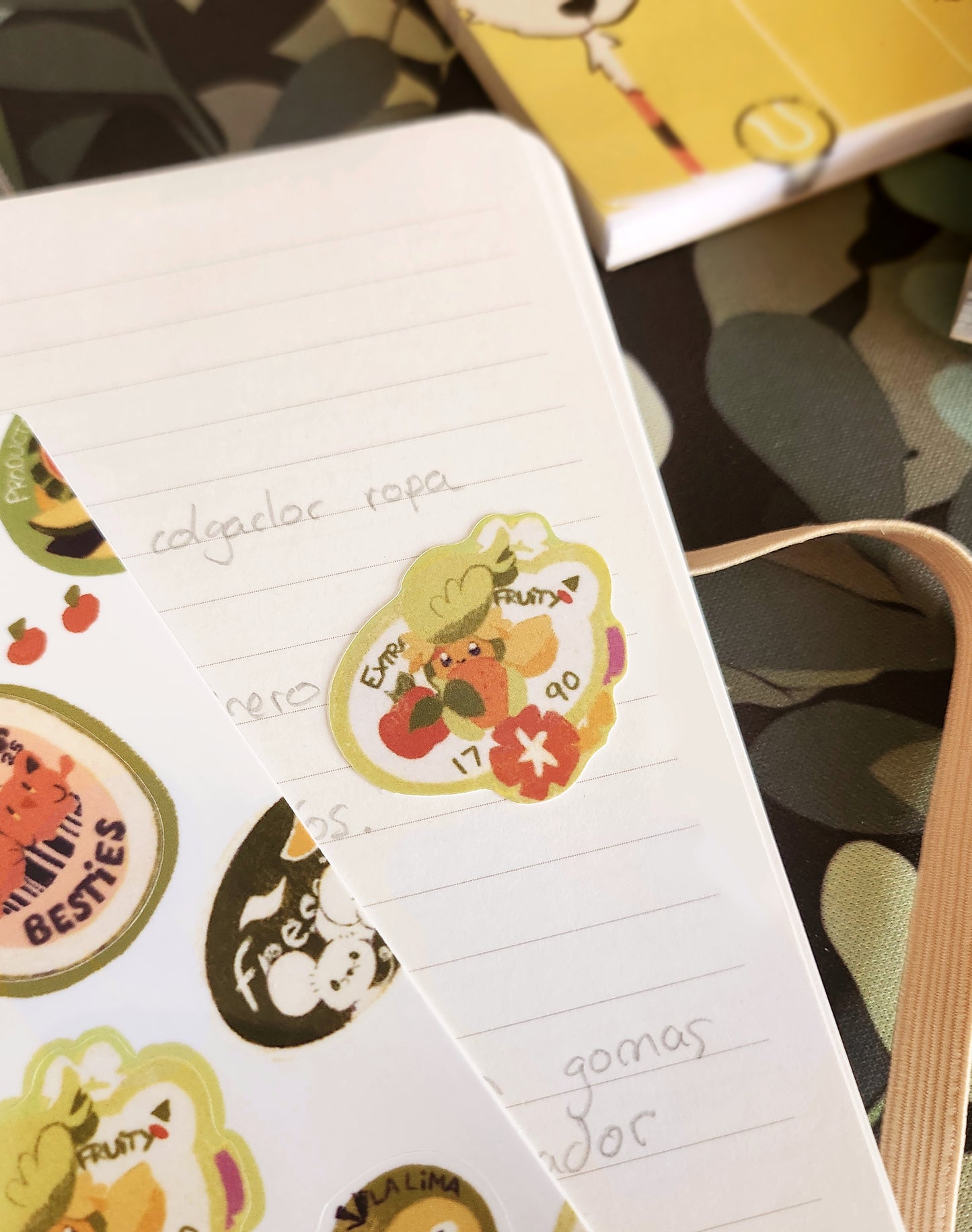 Poke fruit stickers | Sticker sheet