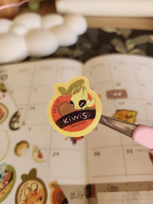 Poke fruit stickers | Sticker sheet