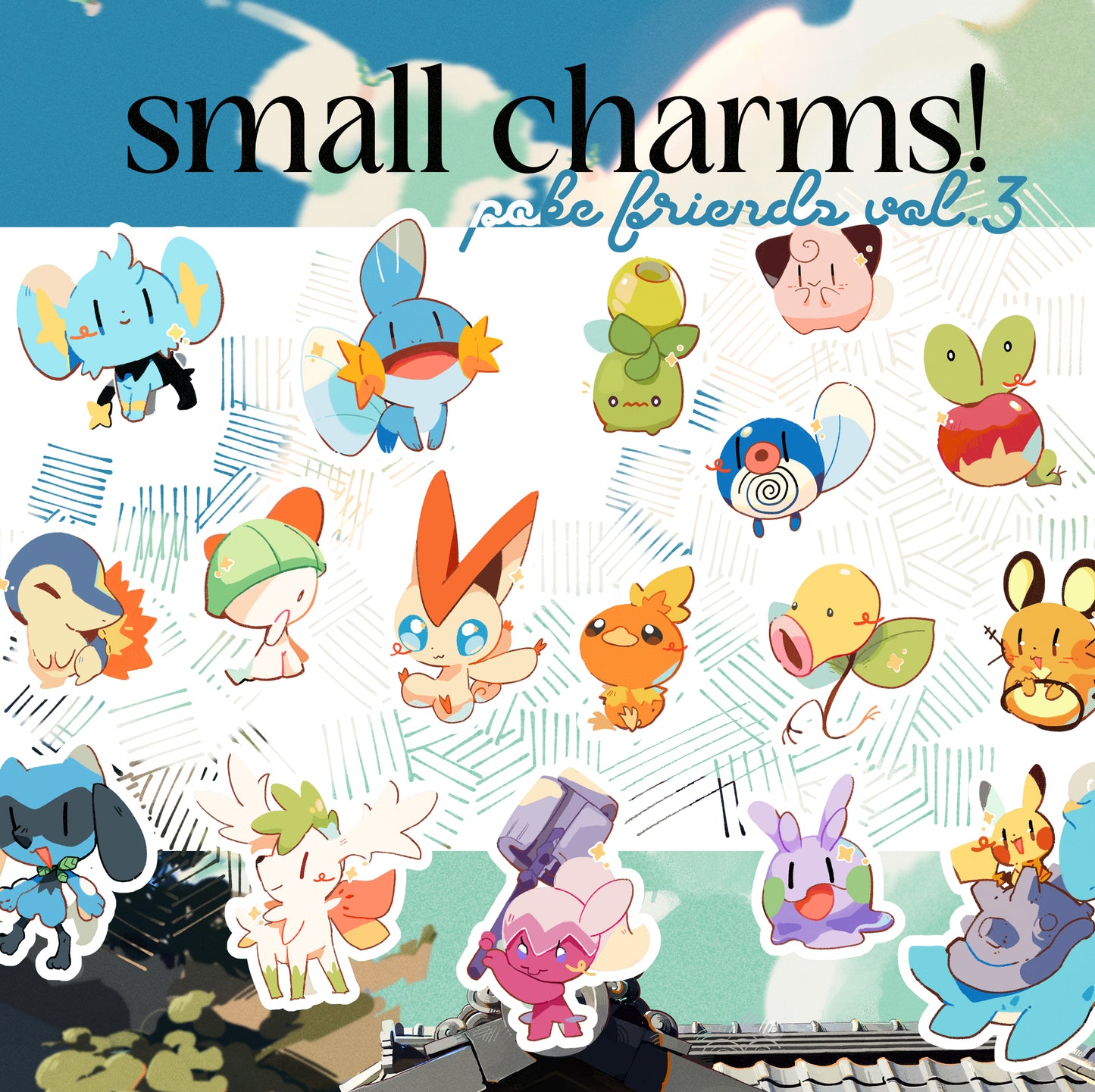 Small Poke friends vol.3 | Keychains