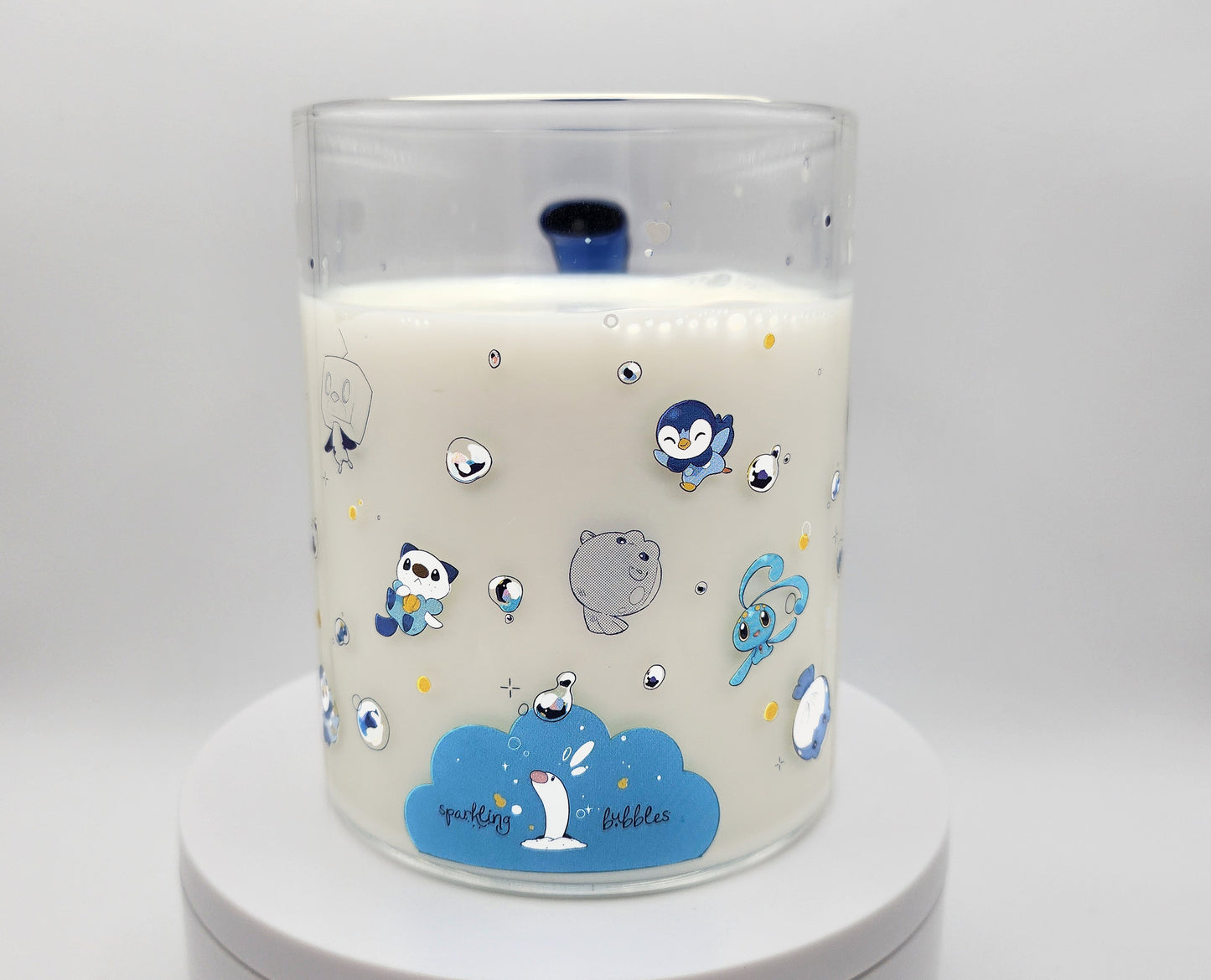 Sparkling Bubbles Glass Mug