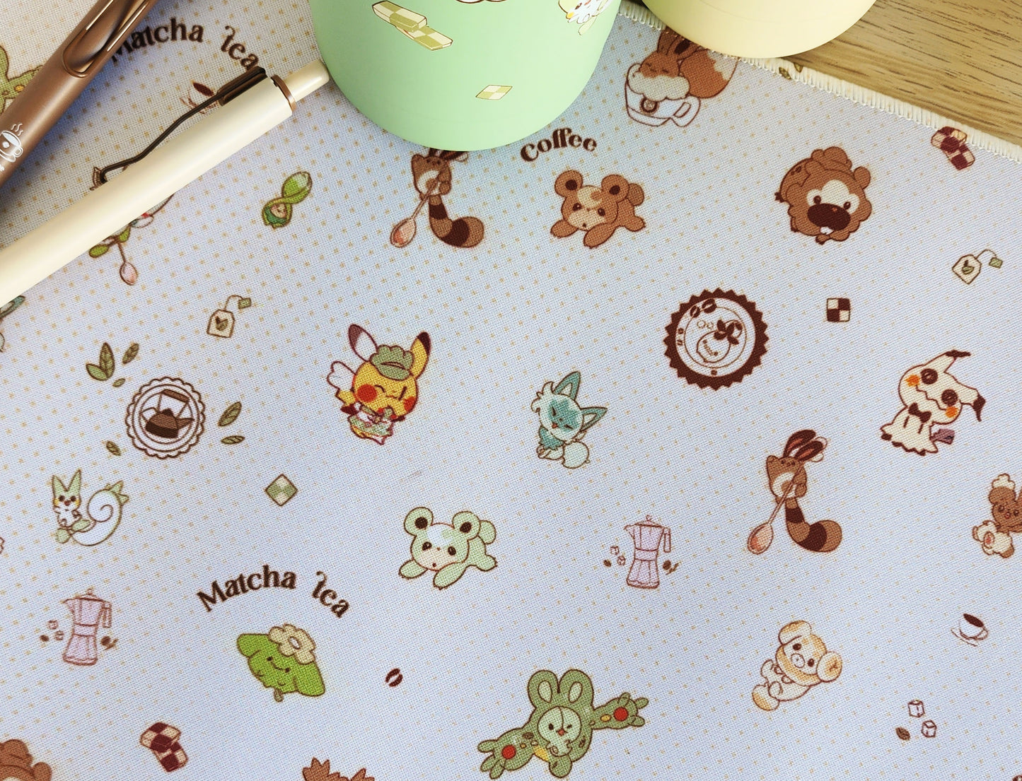 Coffee & Matcha Tea | Deskmat