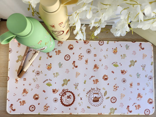 Coffee & Matcha Tea | Deskmat