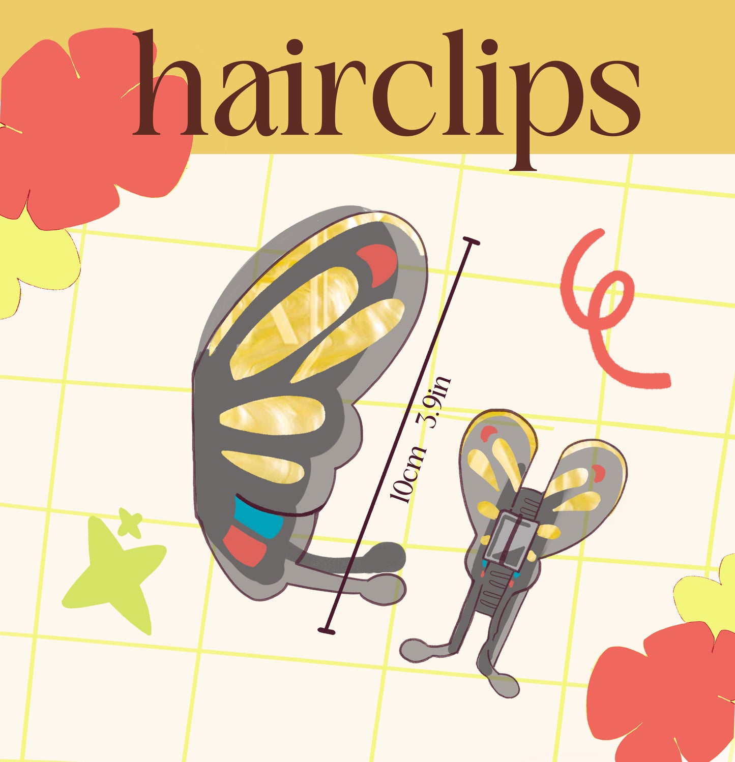 Preorder!! Hairclips
