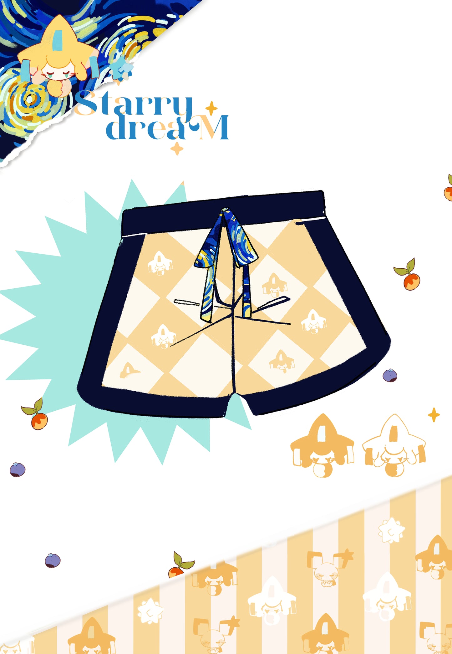 Preorder!! Poke loungewear | Summer Starry dream Set 1