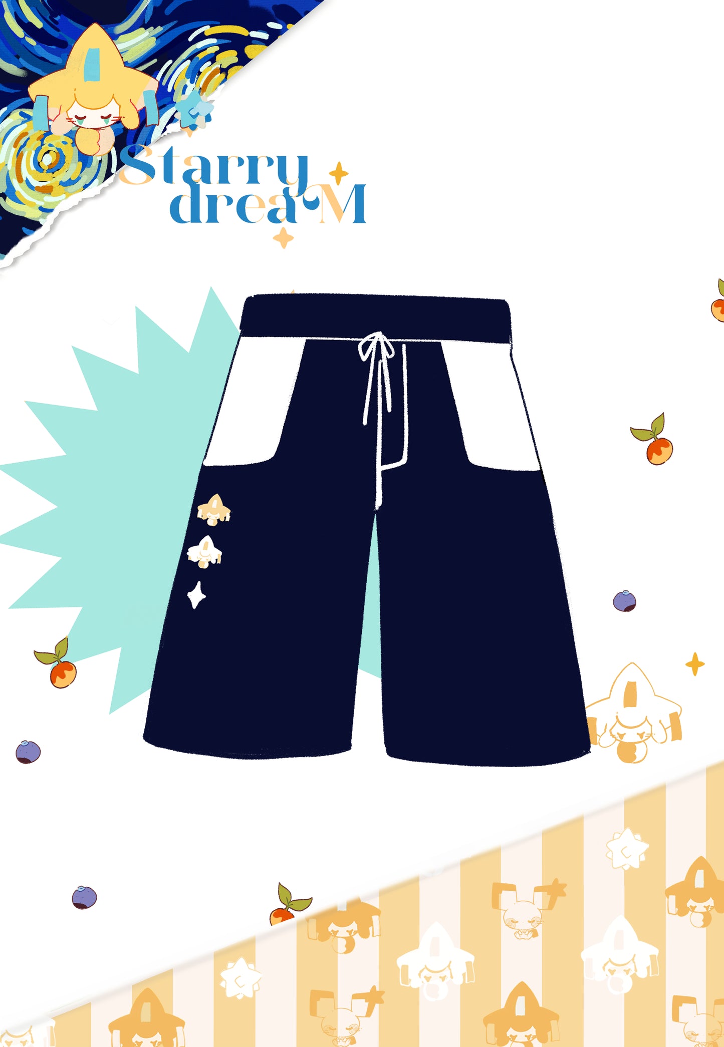 Preorder!! Poke loungewear | Summer Starry dream Set 2