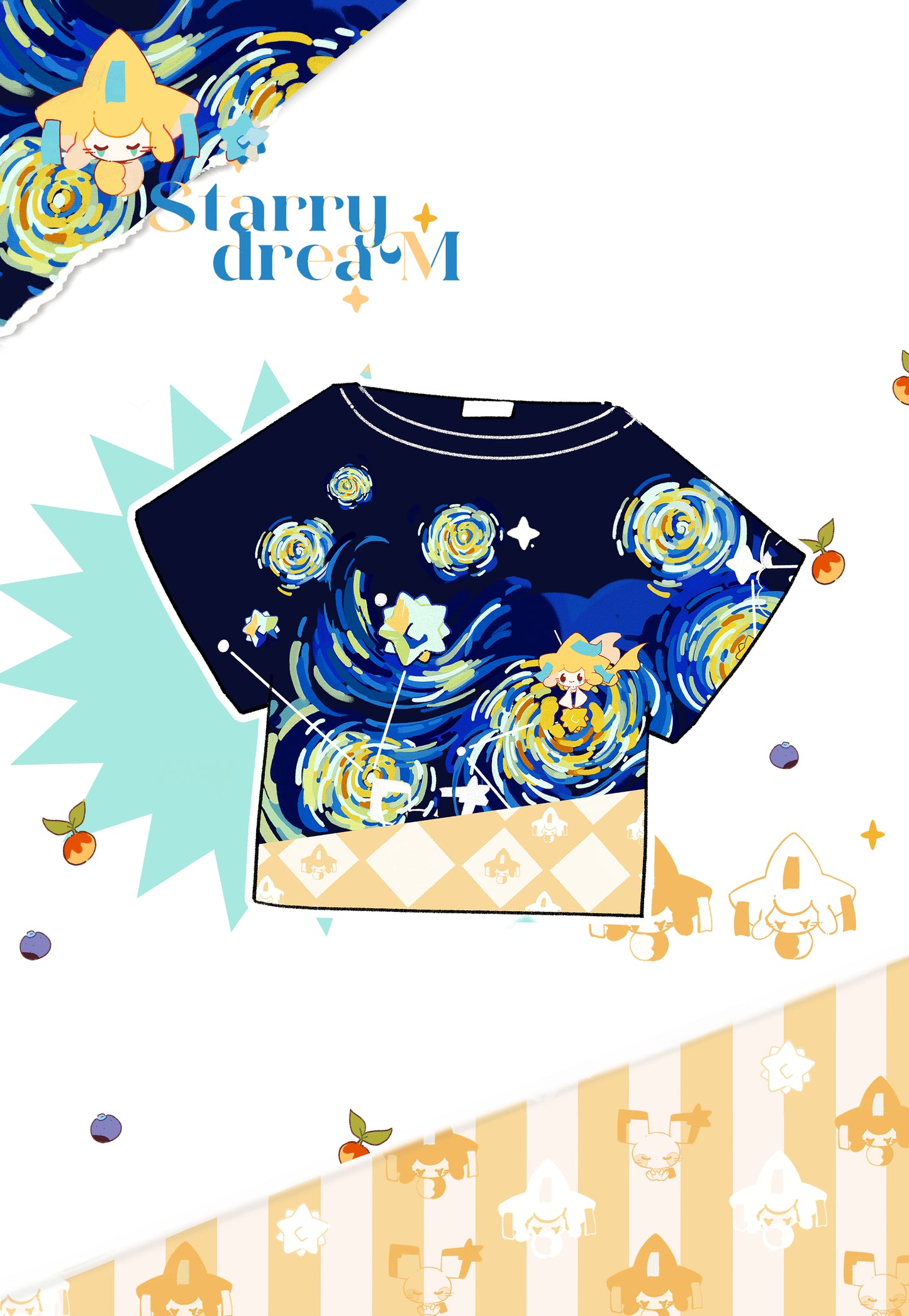 Preorder!! Poke loungewear | Summer Starry dream Set 2