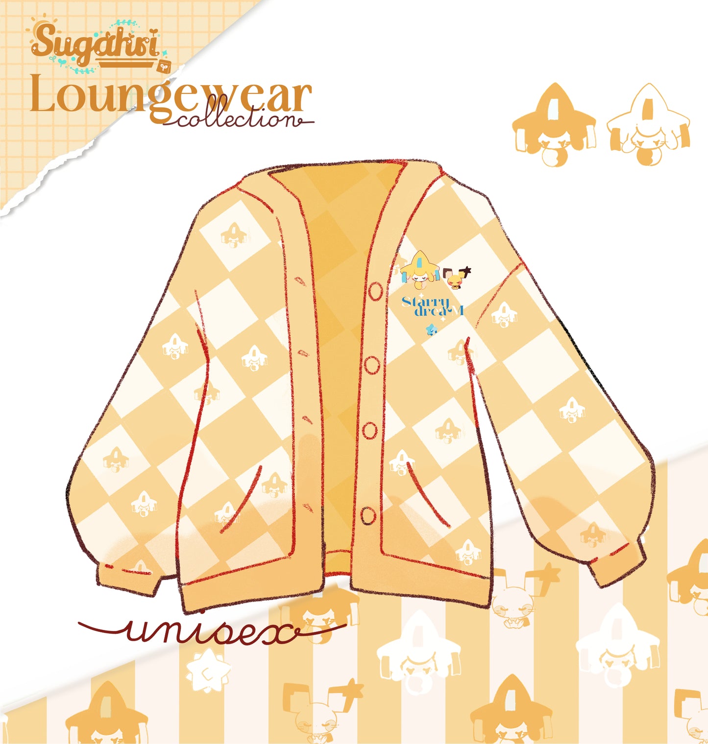 Poke loungewear | Starry dream Cardigan