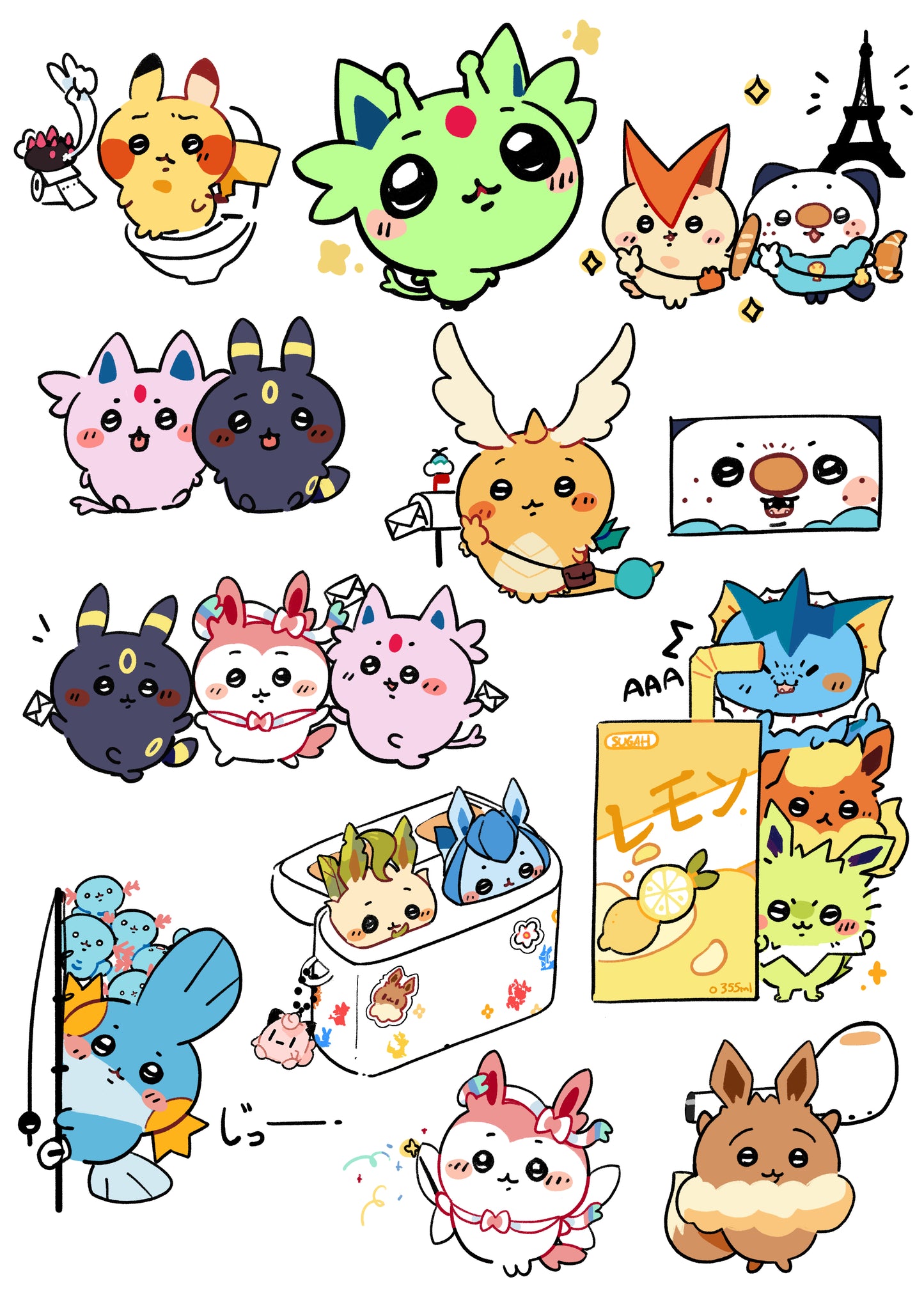 Chii-Poke 2 | Sticker sheets