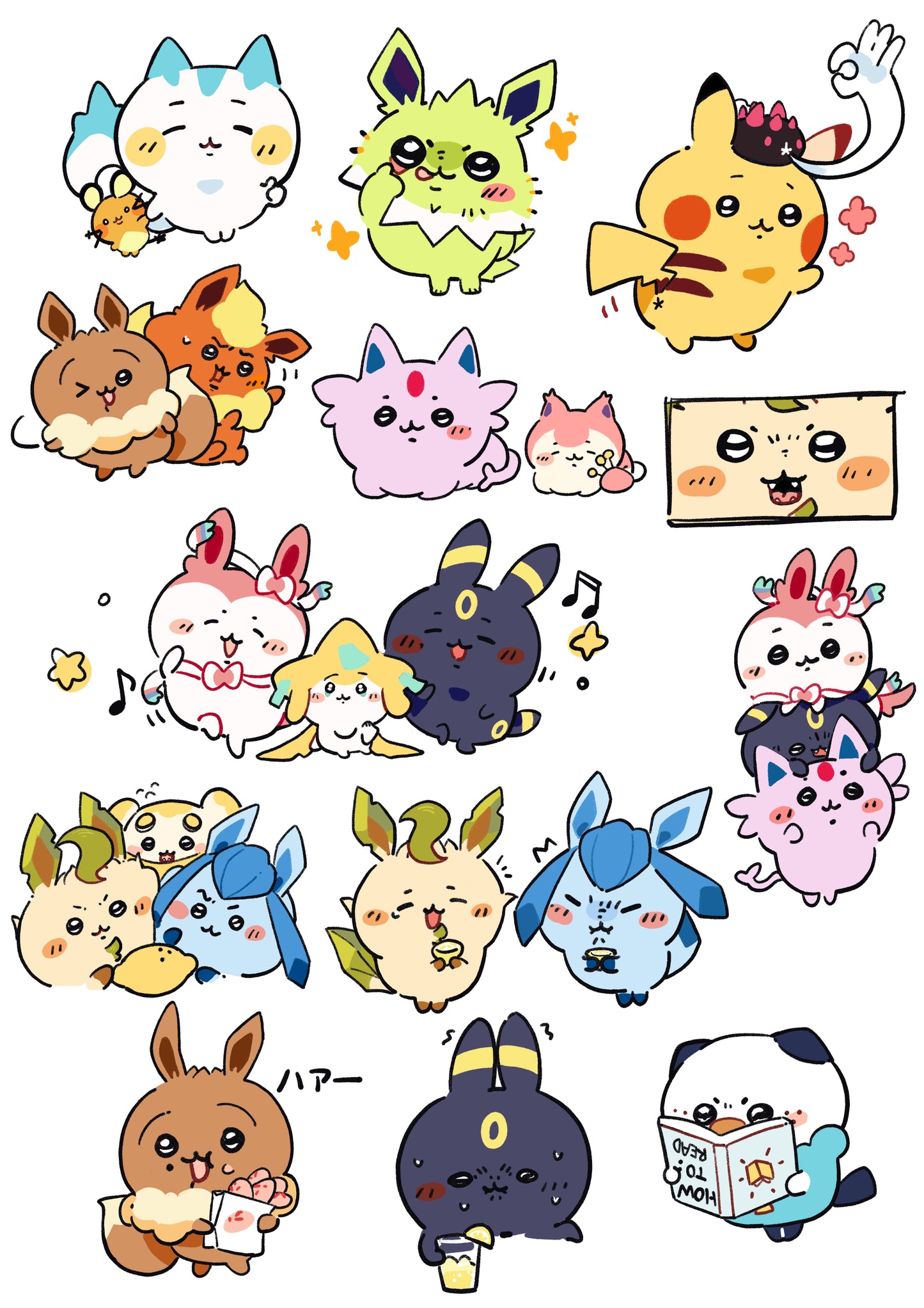 Preorder!! Chii-Poke | Sticker sheets
