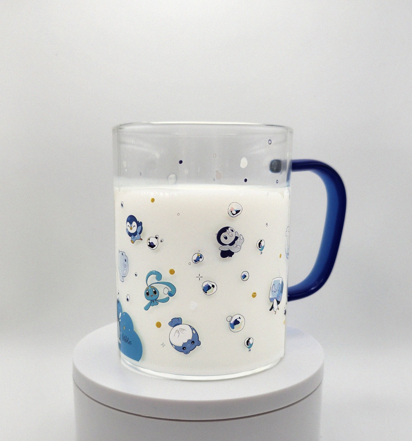 Sparkling Bubbles Glass Mug