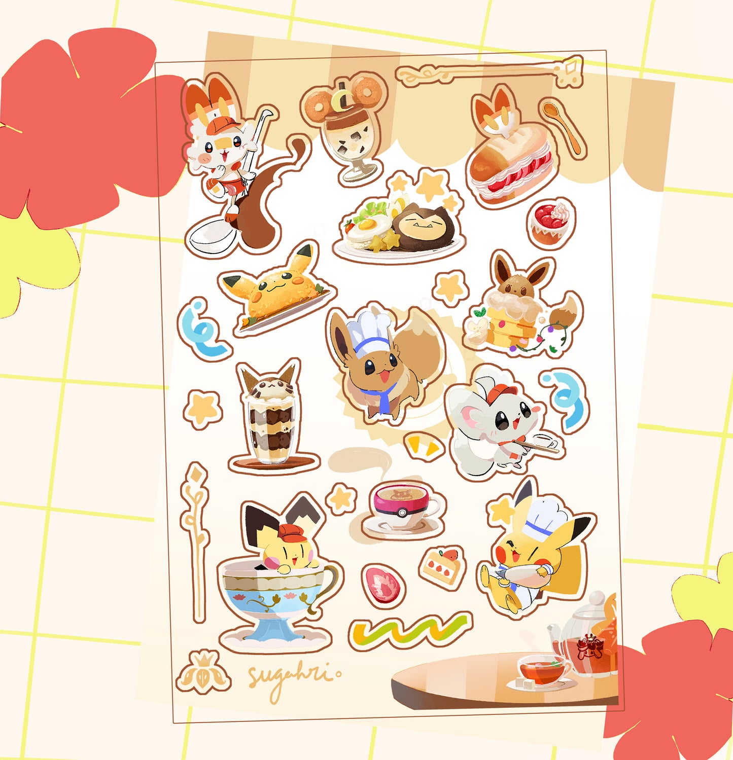 Poke Cafe | Sticker sheets