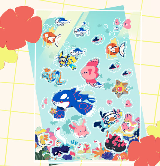 Ocean | Sticker sheet