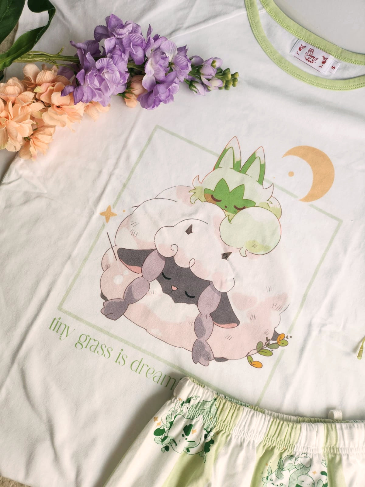 Poke pajamas | Tiny grass Pants Only