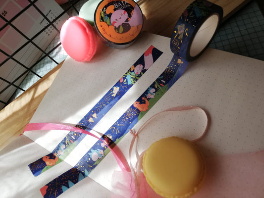 Tanabata Fireworks | Foil washitape