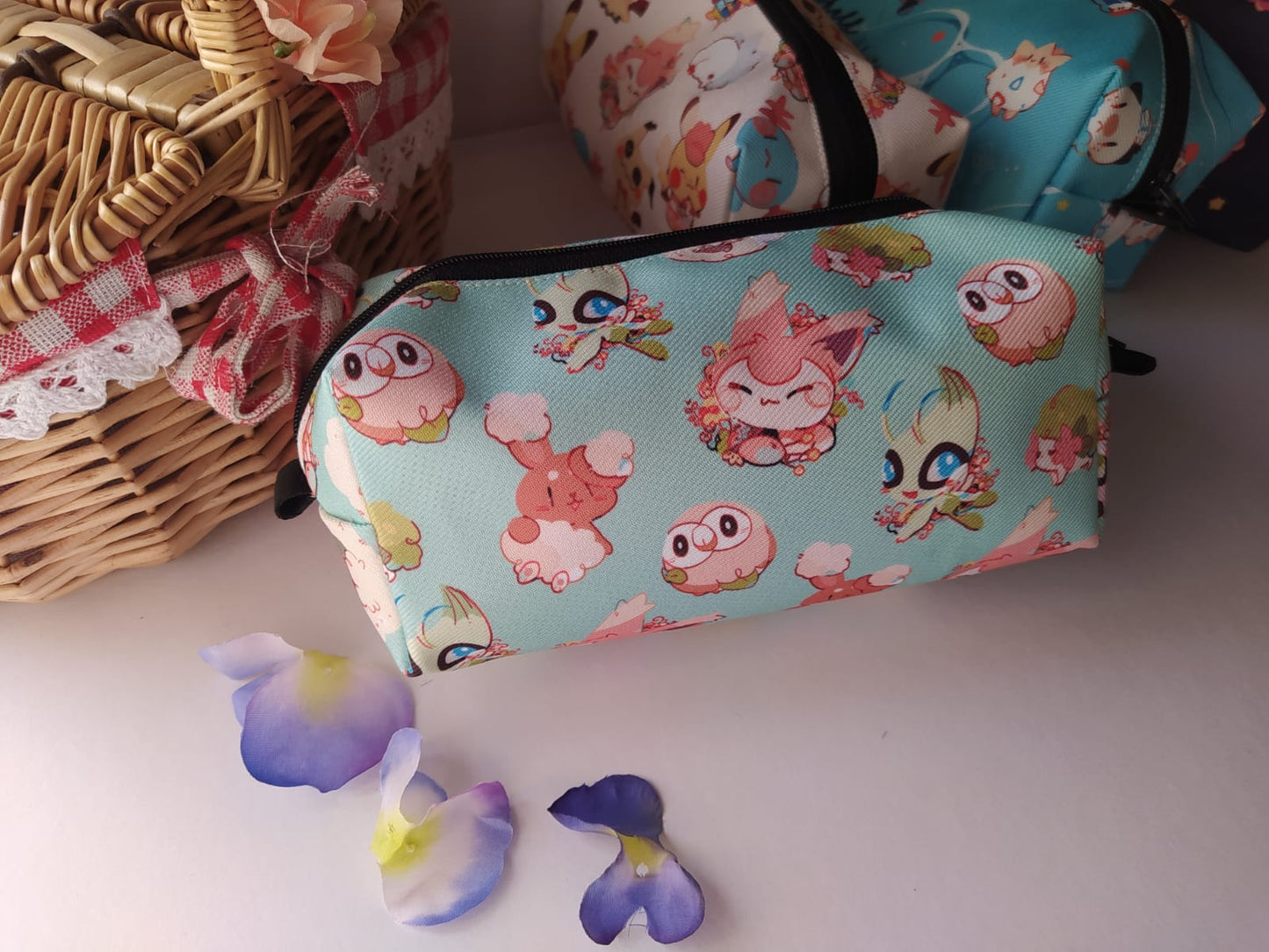 Poke Pattern pencilcase | Small travelling bag