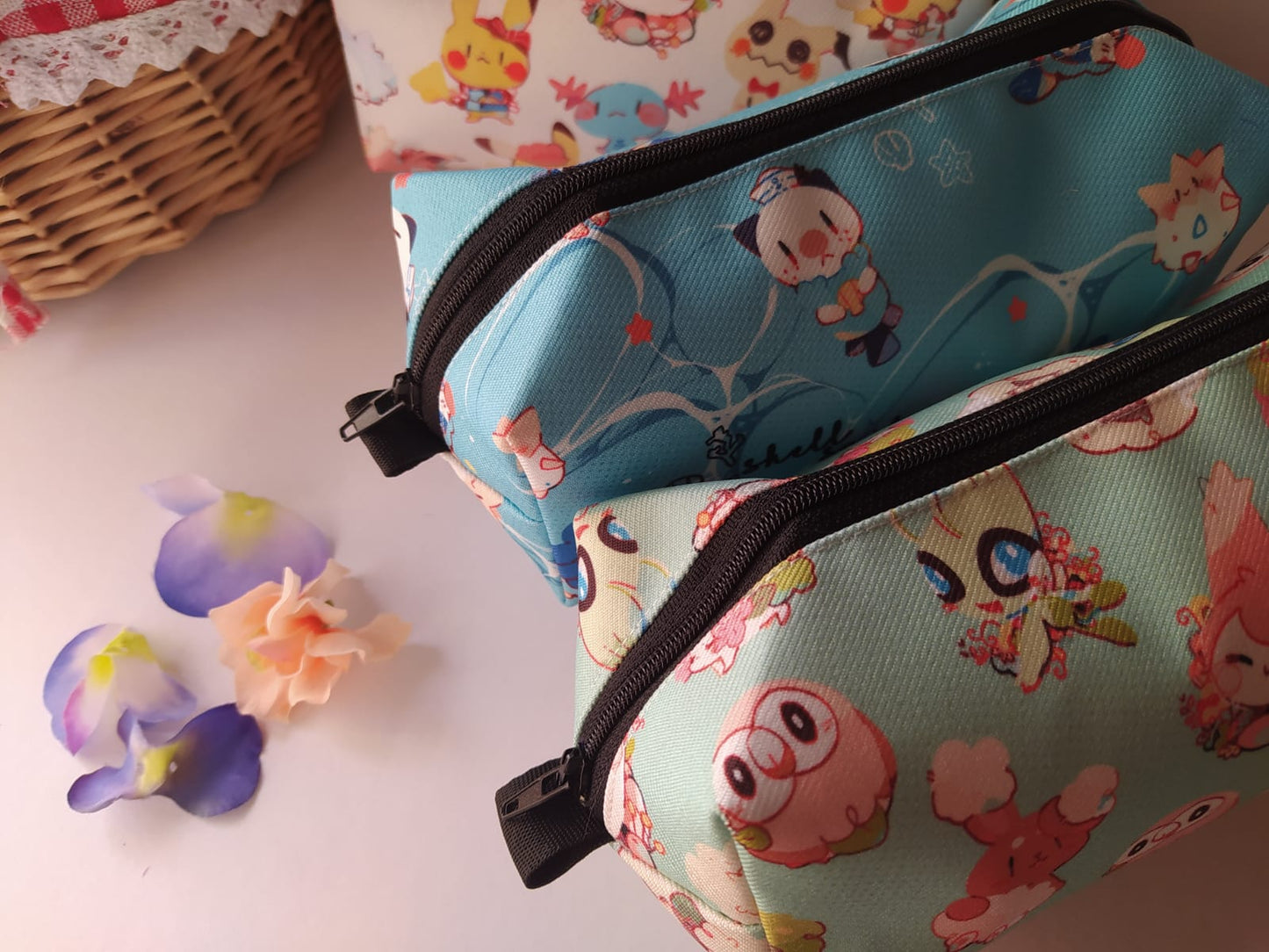 Poke Pattern pencilcase | Small travelling bag