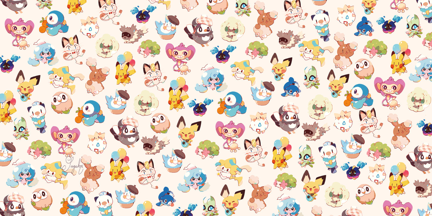 Grand Deskmat, Poke pattern and Shell Sailors