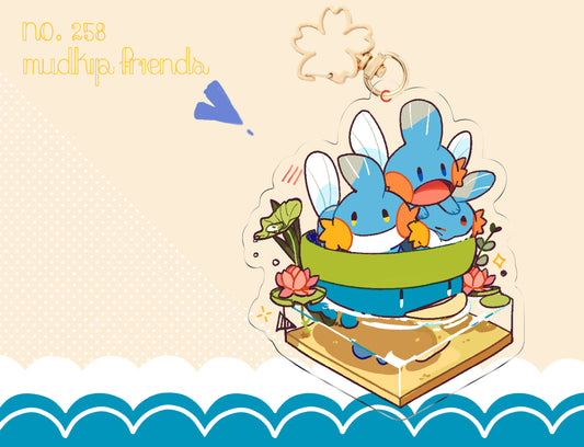 Preorder!! Friend shaped | Llavero Mudkip