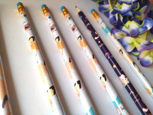 Pencils | Tiny star and Golden time
