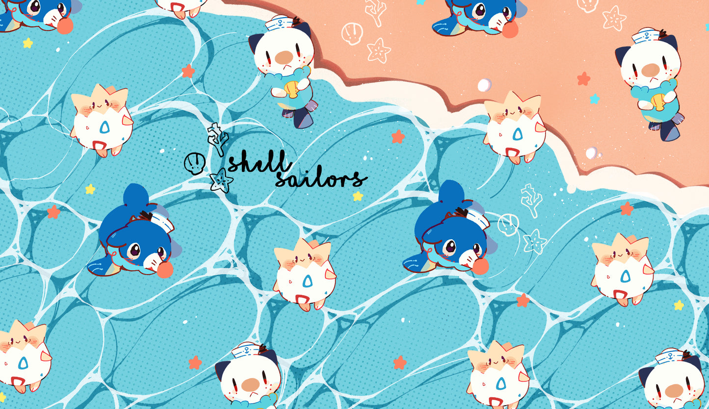 Grand Deskmat, Poke pattern and Shell Sailors