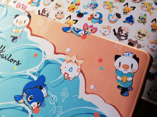 Grand Deskmat, Poke pattern and Shell Sailors