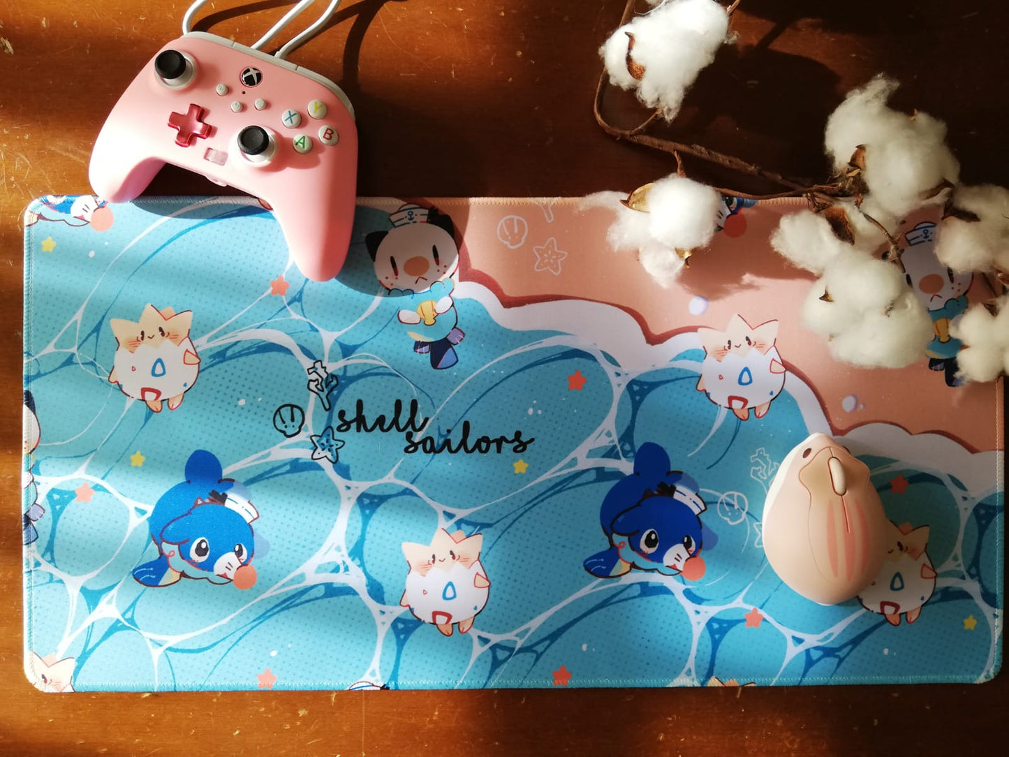 Grand Deskmat, Poke pattern and Shell Sailors