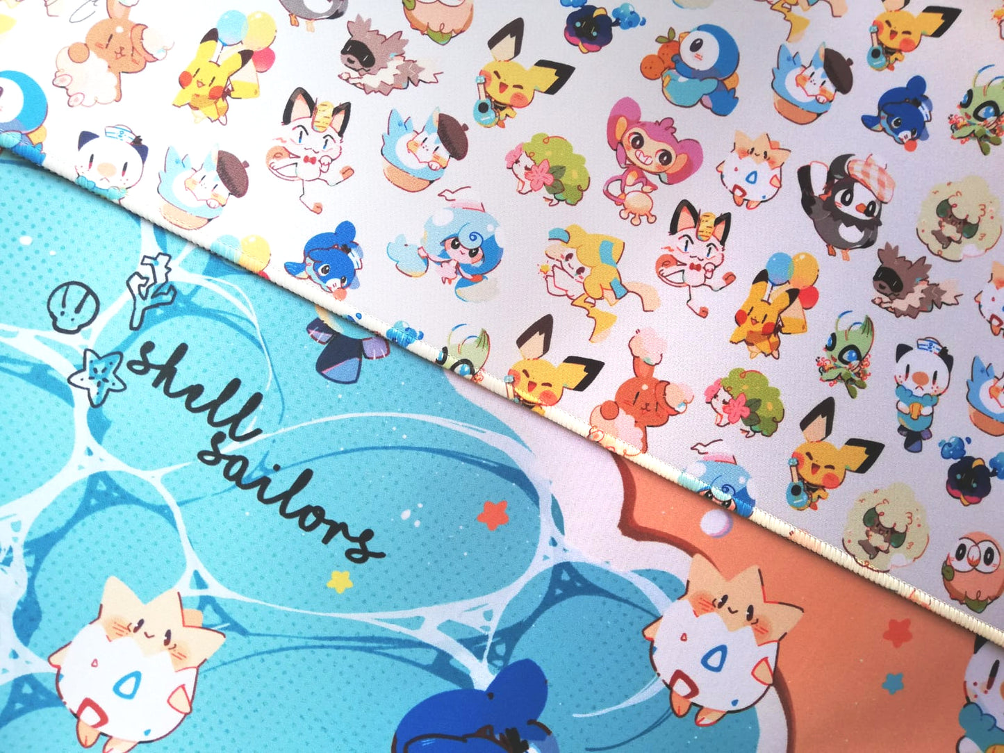 Grand Deskmat, Poke pattern and Shell Sailors