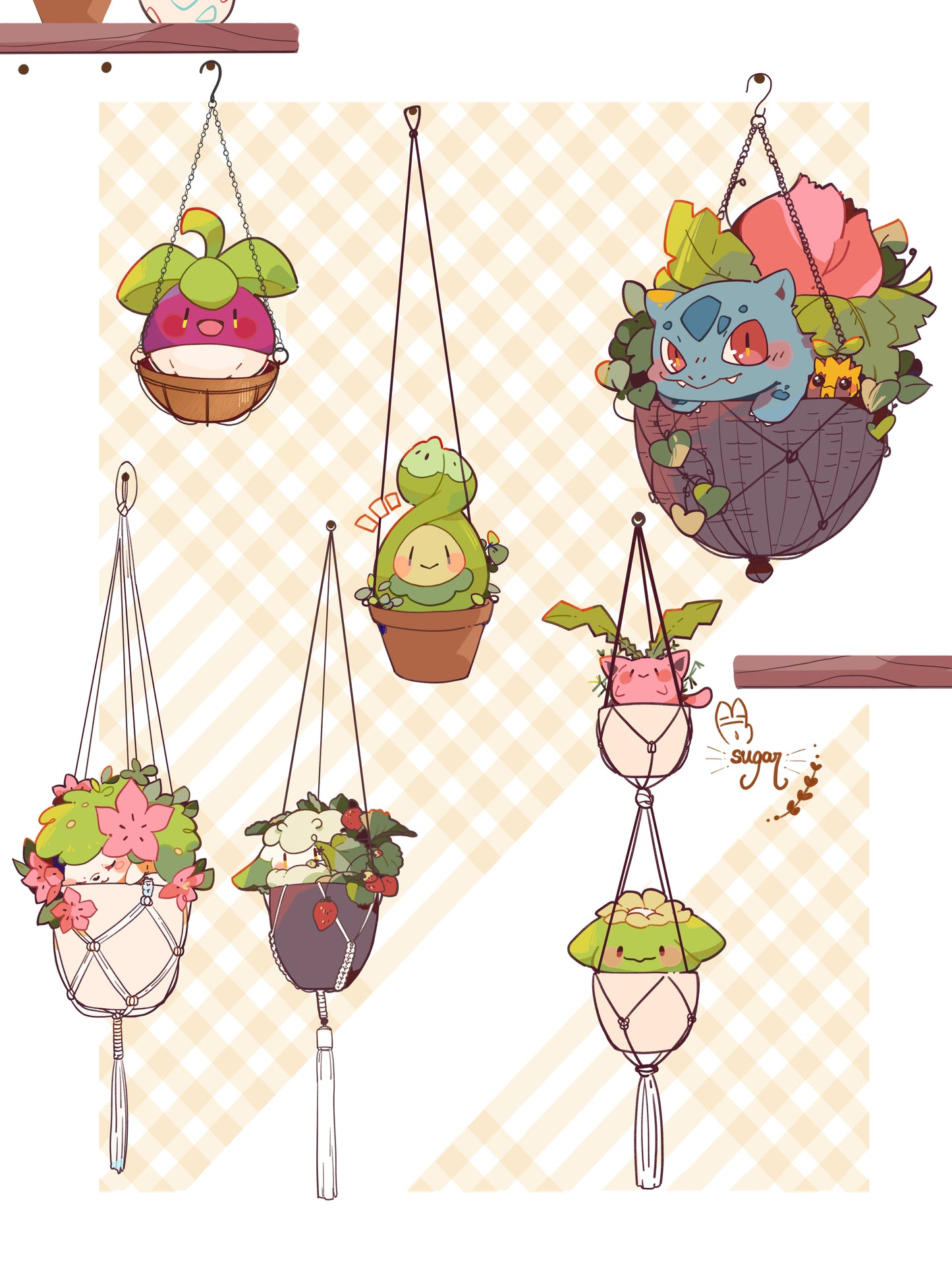 Poke planter Collection | Keychain