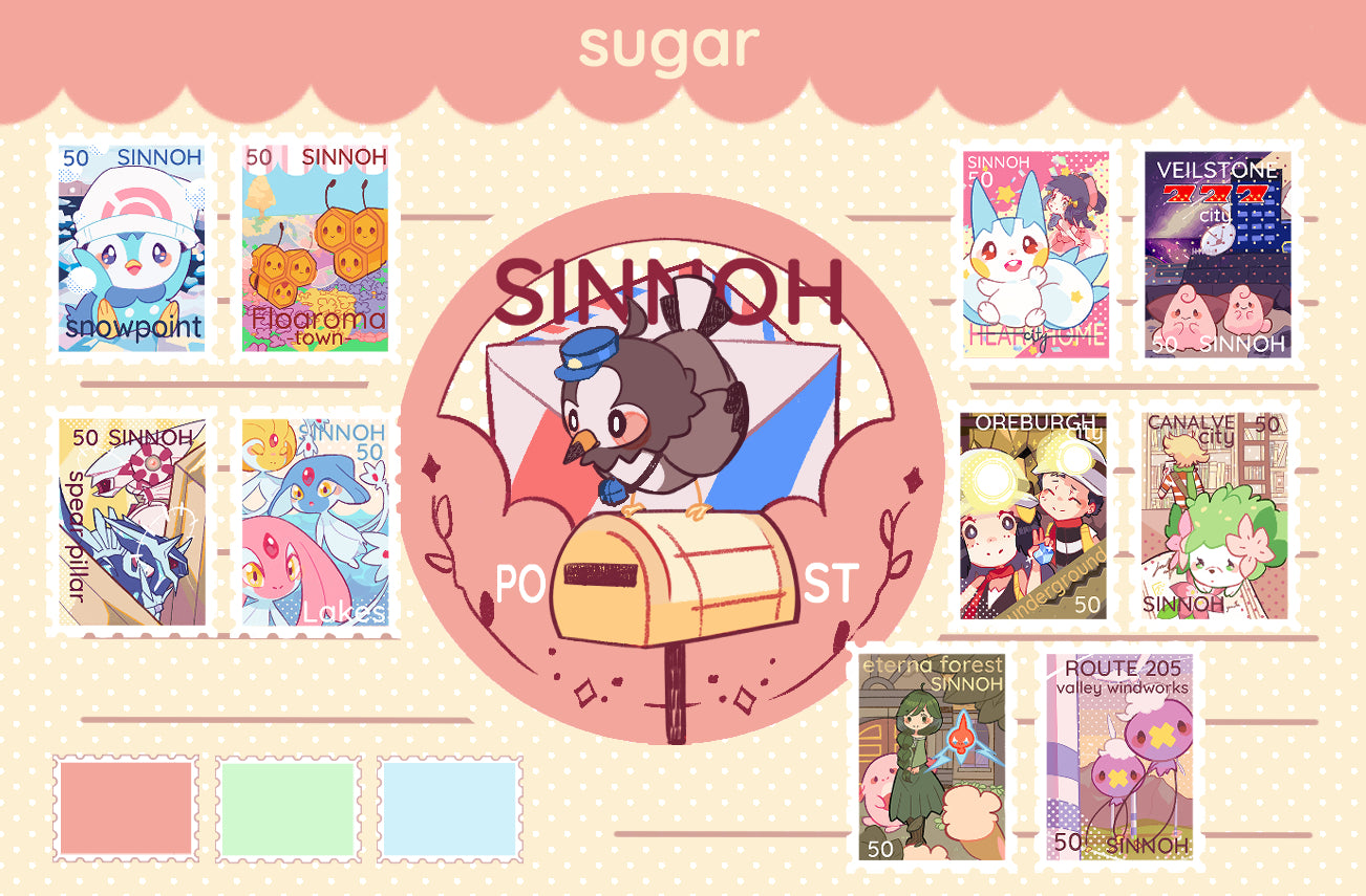 Preorder!! Regional Stamp Washitape (4th gen)