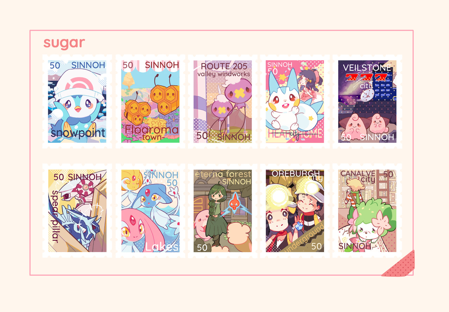 Preorder!! Regional Stamp Washitape (4th gen)