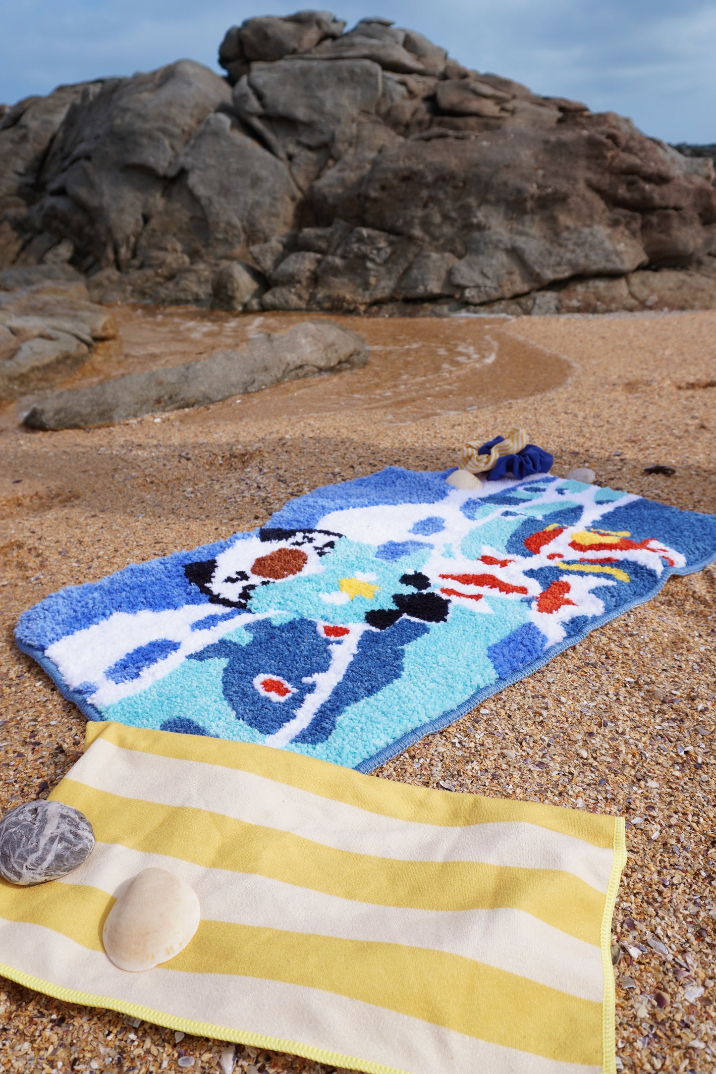 Ocean rug Bath Mat | Bathroom collection