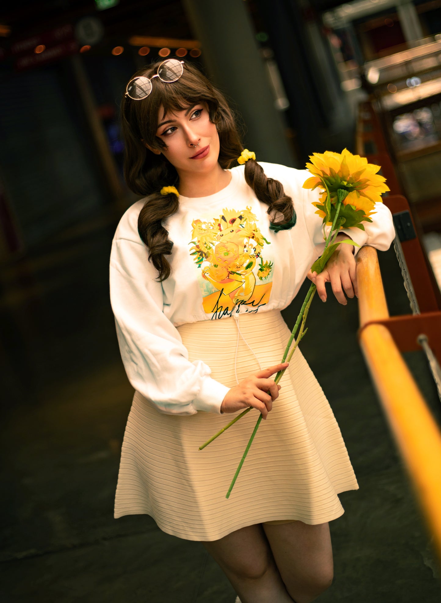 Van Gogh's Sunflower Sweatshirt