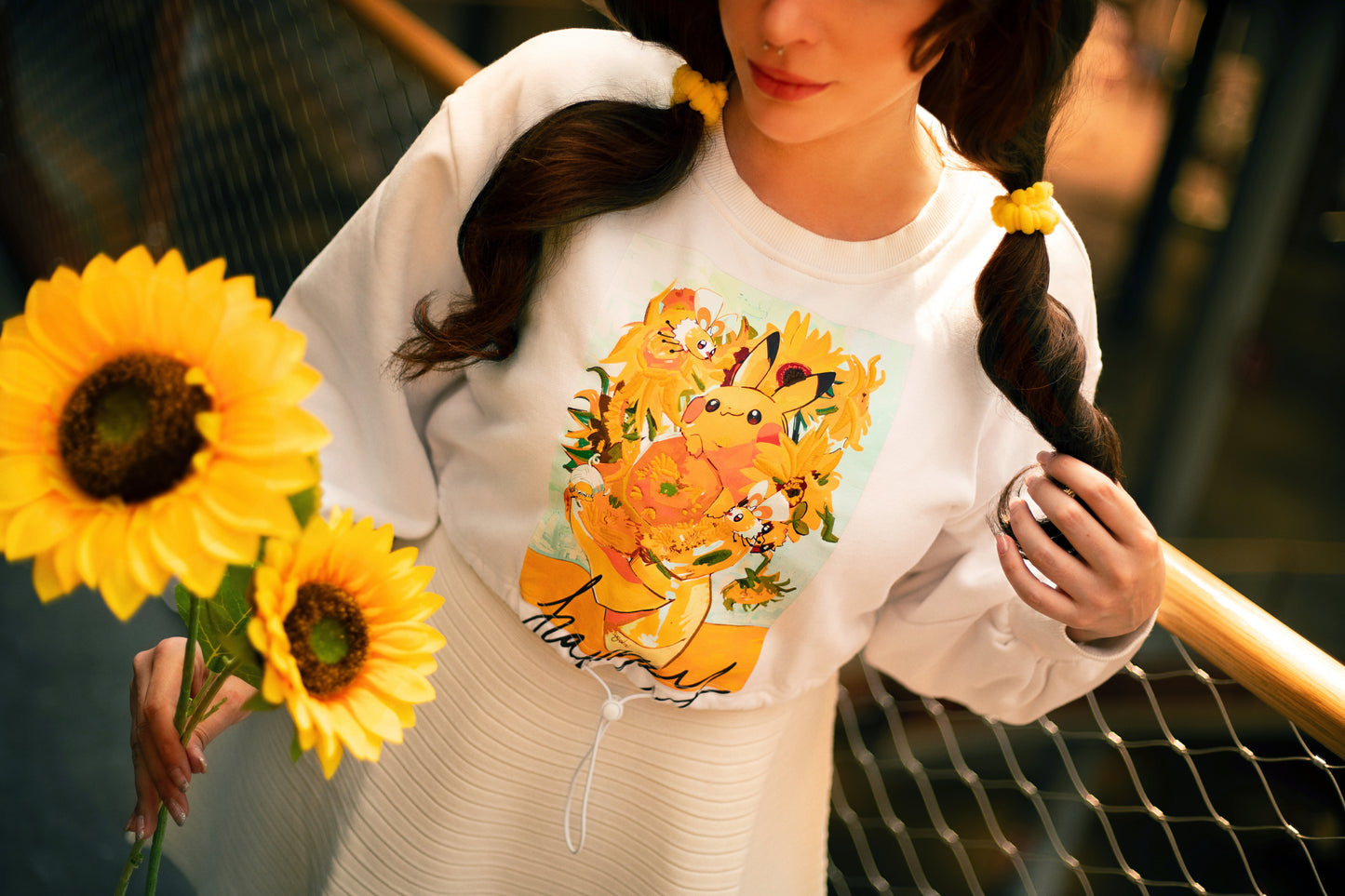 Van Gogh's Sunflower Sweatshirt