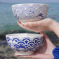 Summer ocean | Ceramic ramen bowl