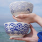 Summer ocean | Ceramic ramen bowl