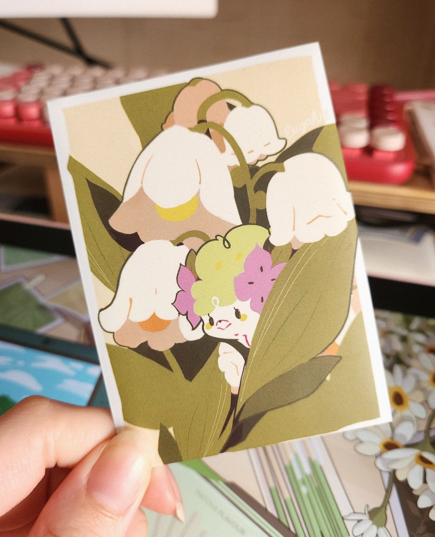 Shaymin Lily of the valley | TCG card sleeves