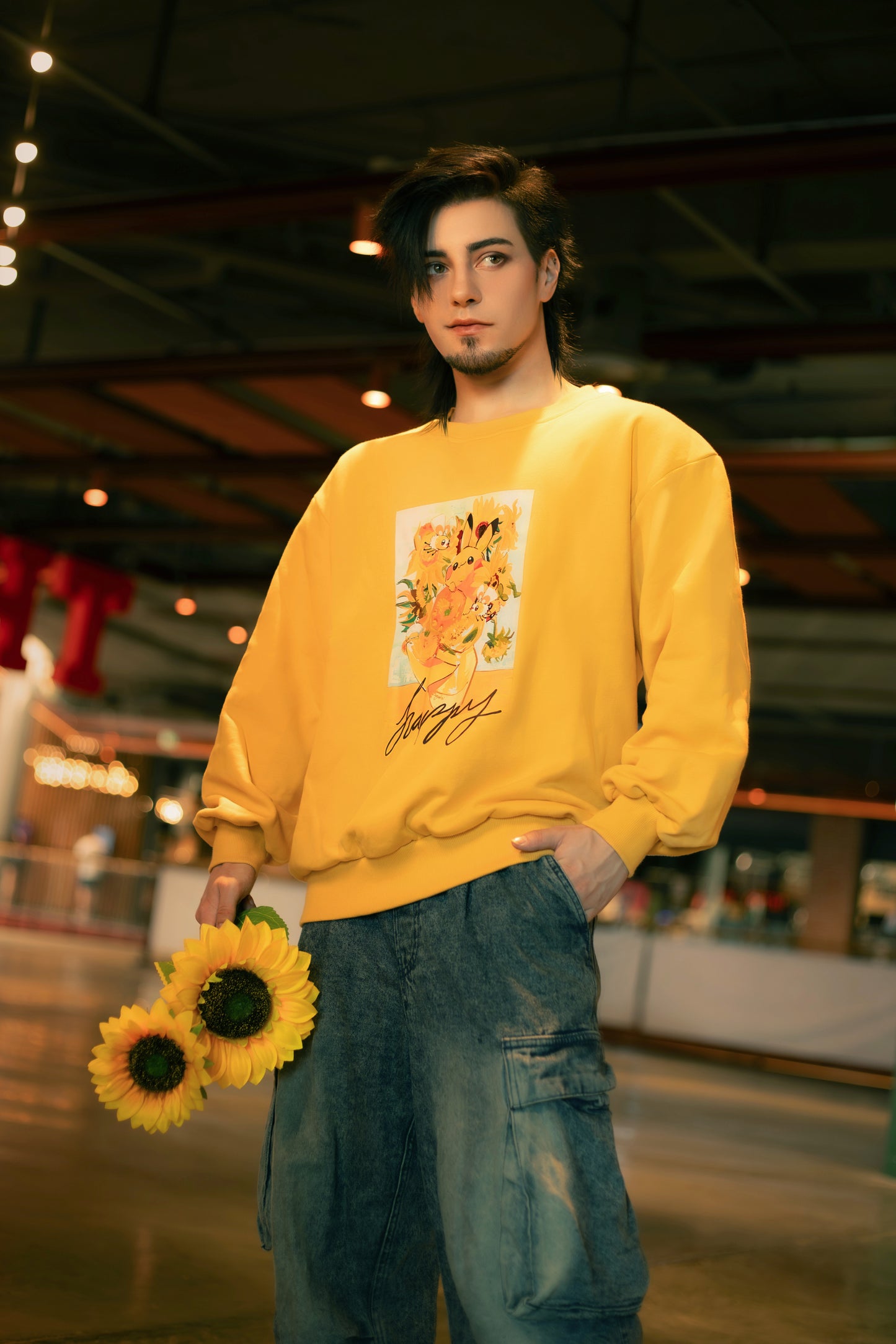 Van Gogh's Sunflower Sweatshirt