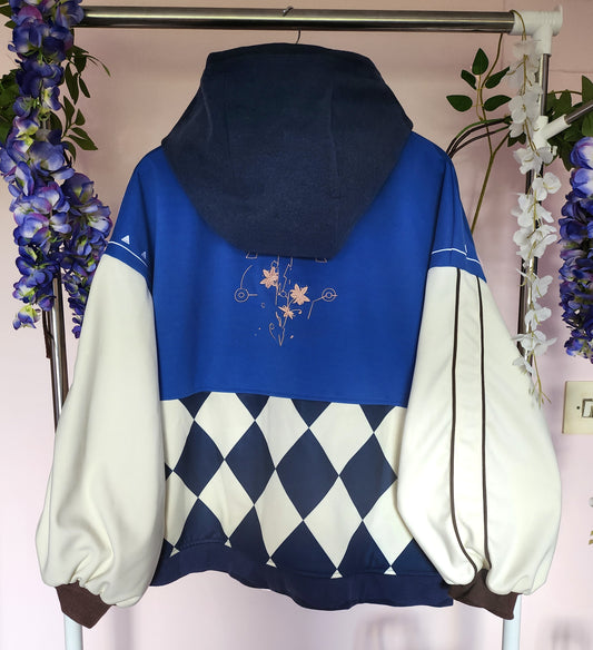 Link long puffy sleeve street jacket