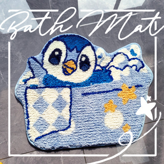 Preorder!! Piplup rug Bath Mat | Bathroom collection