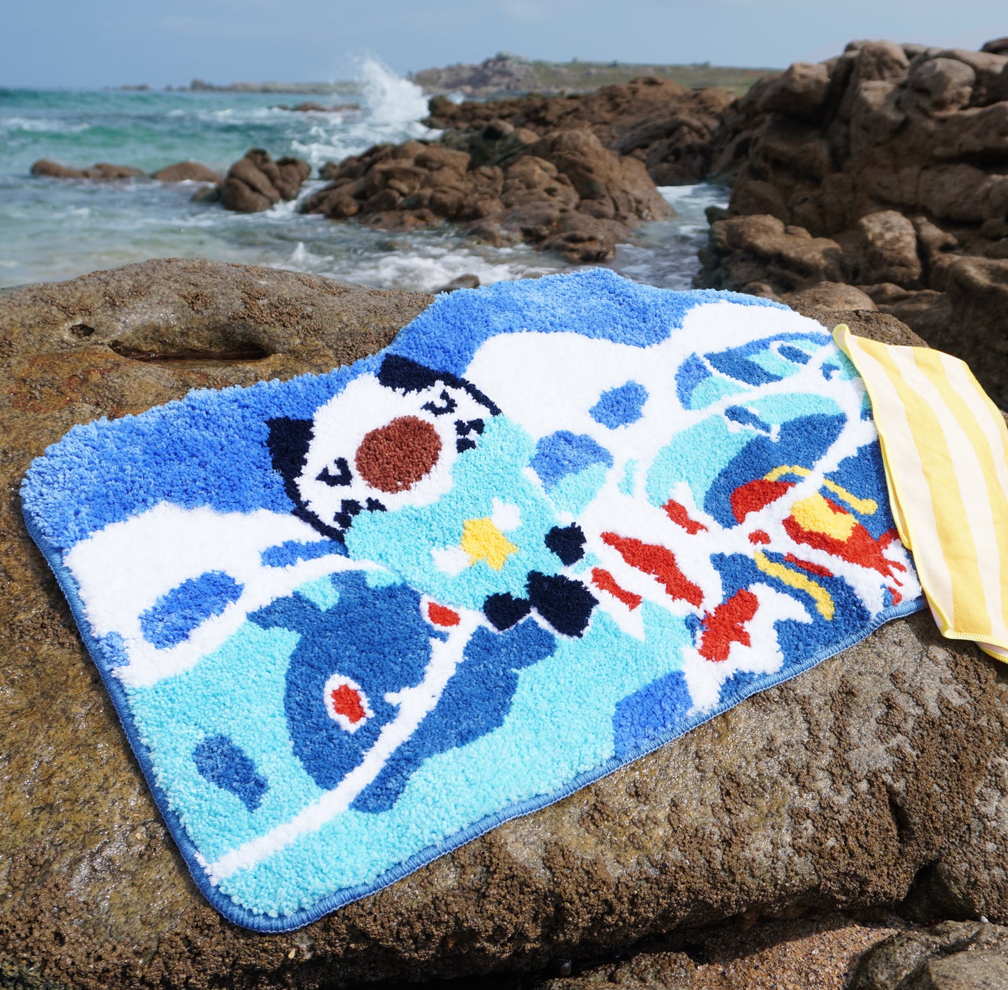 Ocean rug Bath Mat | Bathroom collection